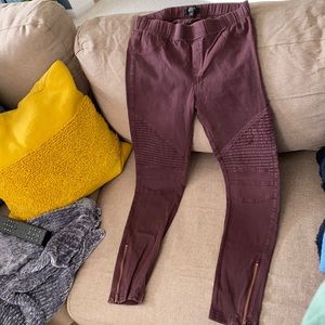 Maroon jean - pairs well with sweaters